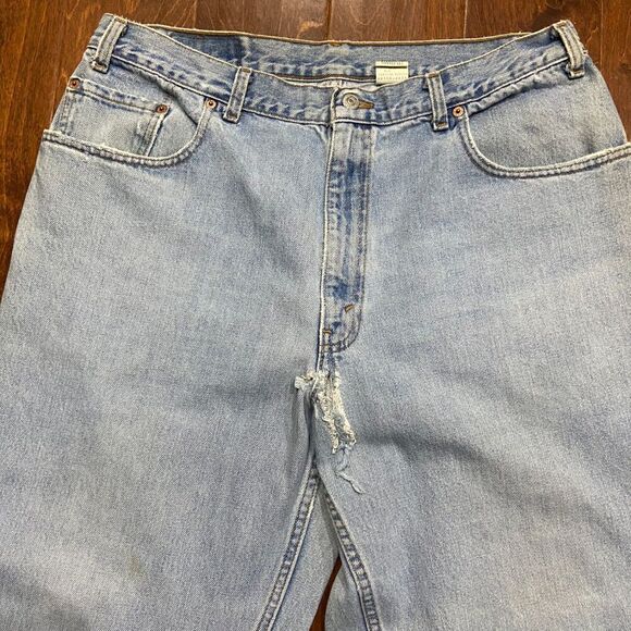 Levi's 560 Comfort Relaxed Fit Vintage 2000 Denim Blue Jeans Mens Size W38 x L32 - Picture 3 of 12